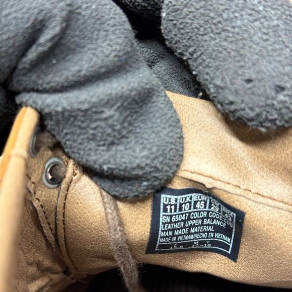 Skechers Classic Fit Brown Leather Wingtip Shoes Men's Size 11 - Picture 5 of 8